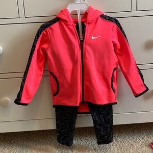 Nike Dri- Fit 18 month zip-up hoodie and pants